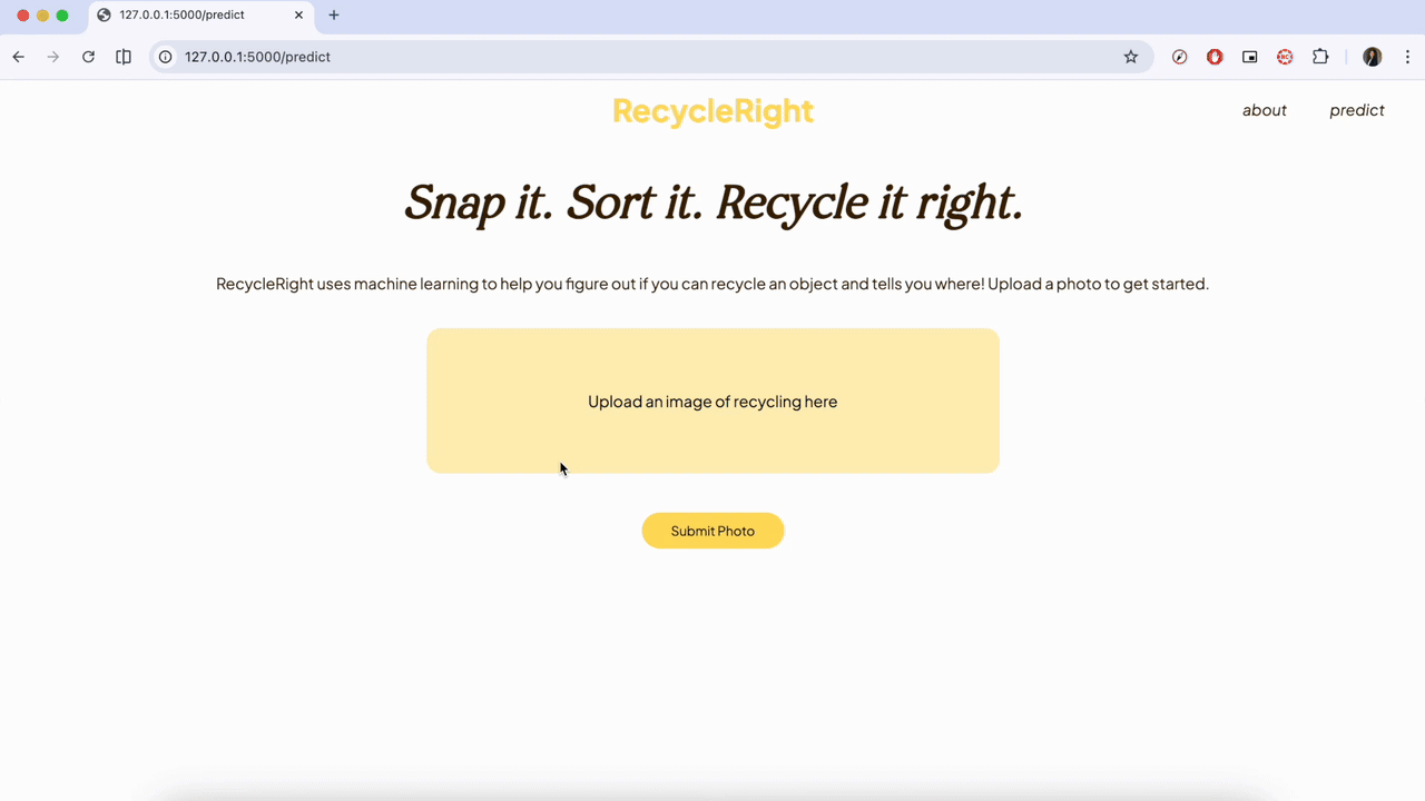 RecycleRight demo
